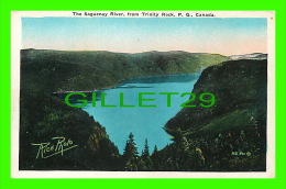 CAPES TRINITY, QUÉBEC -  THE SAGUENAY RIVER FROM TRINITY ROCK - RICE PHOTO - VALENTINE-BLACK CO LTD - - Saguenay