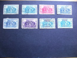 République Française Cameroun 8 Timbres (°) Dentelure ! - Used Stamps