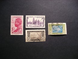 Afrique Occidentale Française Cote D'Ivoire - 4 Timbres (°)  Dentelure ! - Used Stamps