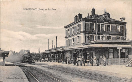 ¤¤  -   SERQUIGNY   -   La Gare  -  Chemin De Fer  -  Train   -   ¤¤ - Serquigny