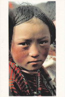 China - A Tibetan Girl - A - Tíbet