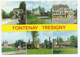 BOU@ CP FONTENAY - TRESIGNY, RESTAURANT, CHATEAU DU VIVIERS, RUINES, PLACE DES ECOLES, GRANDE RUE, SEINE ET MARNE 77 - Fontenay Tresigny