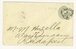 Storia Postale - GRAN BRETAGNA - ANNO 1893 - DA LONDRA PER BUDAPEST - FROM LONDON TO BUDAPEST - POSTAL STATIONERY - Entiers Postaux