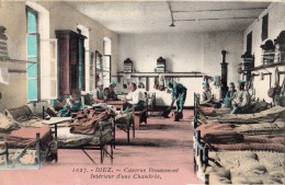 DIEZ CASERNE DOUAUMONT INTERIEUR D'UNE CHAMBREE ANIMEE CARTE COLORISEE - Diez