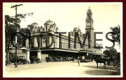 BRASIL - SAO PAULO - UM ASPECTO ESTAÇAO DA LUZ - 1920 REAL PHOTO PC - São Paulo