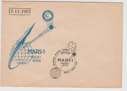 Lithuania Cover MARS-1 1962-11-01 - Russie & URSS