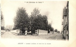 ABLON SUR SEINE - Chemin Latéral Et Rue De La Mairie - Ablon Sur Seine