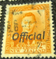 New Zealand 1938 King George VI Official 2d - Used - Servizio