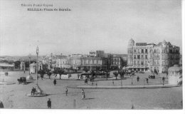 7-1251. Postal Melilla. Plaza De España - Melilla