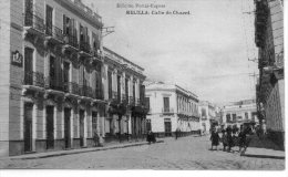 7-1253. Postal Melilla. Calle De Chacel - Melilla