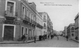 7-1254. Postal Melilla. Calle Del Poeta Arturo Reyes - Melilla