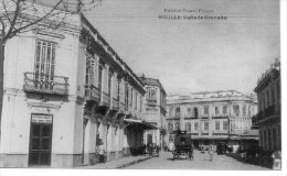 7-1256. Postal Melilla. Calle De Granada - Melilla