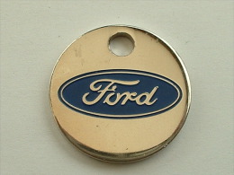 JETON DE CADDIE - AUTOMOBILE FORD GARAGE DE PARIS BOULOGNE/MER - Trolley Token/Shopping Trolley Chip