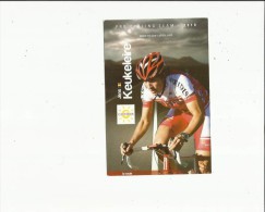 Carte Glacée De  Equipe Cofidis 2010 (  Jens  Keukeleire ) Categorie  La Route -Voir Scan Au Verso - Sportsmen