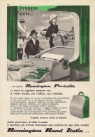 # REMINGTON RAND ITALIA Typewriter 1950s Advert Pubblicità Publicitè Reklame Machine A Ecrire Schreibmaschine - Other & Unclassified