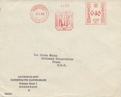 I4247 - Denmark (1948) Kobenhavn: KHB (Kjobenhavns Handelsbank) - Briefe U. Dokumente