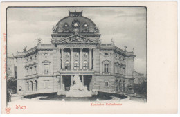 Austria Osterreich Vienna Wien Deutsches Volkstheater Theater Theatre Teatro 1900 Opera - Vienna Center