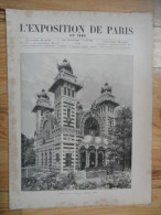 L'exposition De Paris / N° 24  Du  7 Aout 1889  Avec Supplément - Riviste - Ante 1900