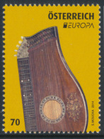 AUSTRIA/Österreich EUROPA 2014 "National Music Instruments" Set Of 1v** - 2014