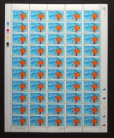 FRANCE 2002 FEUILLE COMPLETE DE 50 TIMBRES POUR NAISSANCE C'EST UN GARCON  YT N° 3464** - Volledige Vellen