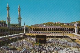 CPA MECCA- PILGRIMS AROUND THE HOLY KAABA - Saudi Arabia