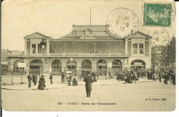 CPA  PARIS  Gare De Vincennes  10013 - Distrito: 20