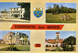 78-VERNEUIL SUR SEINE.....4 VUES....CPM - Verneuil Sur Seine