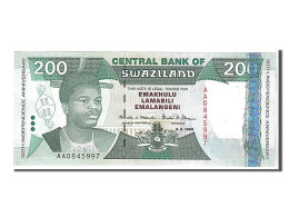 Billet, Swaziland, 200 Emalangeni, 1998, KM:28a, NEUF - Swasiland