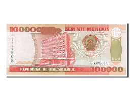 Billet, Mozambique, 100,000 Meticais, 1993, KM:139, NEUF - Moçambique