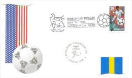 SOCCER FOOTBALL FÚTBOL FUSSBALL WORLD CHAMPIONSHIP  MUNDIAL USA 1994 SWEDEN - CAMEROON - COMMEMORATIVE COVER - 1994 – Estados Unidos