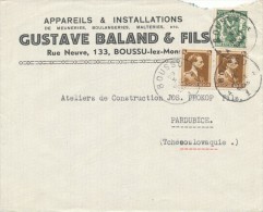 I4259 - Belgium (1938) Boussu - Cartas & Documentos