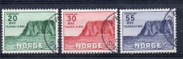 Serie Nº 345/7 Noruega - Used Stamps