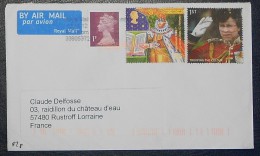 GRANDE-BRETAGNE - Lettre Du 12/11/2012 Pour La France,Reine, Uniforme - Storia Postale