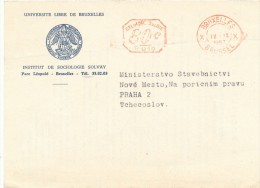 I4269 - Belgium (1957) Bruxelles - Brieven En Documenten