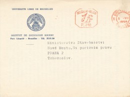 I4270 - Belgium (1958) Bruxelles - Briefe U. Dokumente