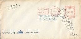 I4276 - Belgium (1958) Bruxelles / Praha 120 - Lettres & Documents