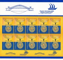 Australia 2005 Rotary Sheetlet Pacific Explorer 2005 Sheetlet MNH - Ganze Bögen & Platten