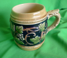 Vintage Germany German Pottery BEER MUG - Fabrikmarkt Foreign " Trink Klar Ist " - Sonstige & Ohne Zuordnung