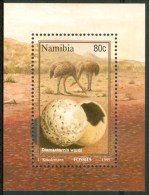 1995 Namibia Fauna Fossili D'Animali Fossils D'Animaux Block MNH**-ZZ23 - Fossiles