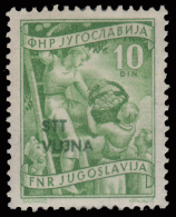 Italia - Trieste B - Economia E Industria: 10 D. Verde - 1953 - Ungebraucht