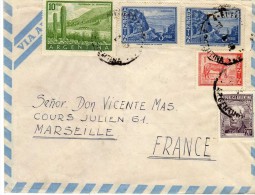 R  494 Carta Aérea, Argentina  Circulada A Francia, - Airmail