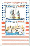 1976 Montserrat AMERICAN REVOLUTION BICENTENNIAL Block MNH ** -ZZ26 - Montserrat