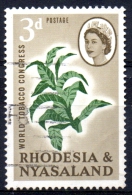 RHODESIA & NYASALAND 1963 World Tobacco Congress, Salisbury - 3d Tobacco Plant FU - Rhodesia & Nyasaland (1954-1963)