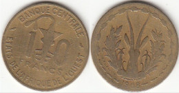 REP.CENTRO AFRICANA 10 CAF Francs 1968 KM#1a - Used - República Centroafricana