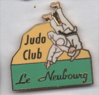 Superbe Pin´s En EGF , Judo Club Le Neubourg , Eure - Judo