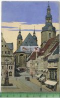 Eisleben-1913 -Verlag: Heberlein, Zwickau,    Postkarte, Mit Frankatur, Mit StempeL, EISLEBEN    30.1.13 - Eisleben