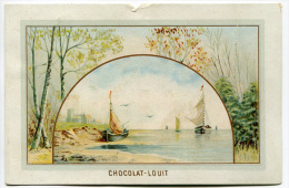 CROMO PUBBLICITà CHOCOLAT LOUIT CALENDRIER 1887 - Louit