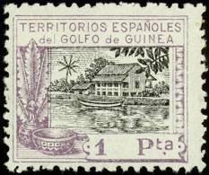 Guinea 176 ** Casa De Nipa. 1924 - Guinea Española