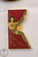 Pin Up Stocking Lady Nº 14 - Ananas Production Modele Depose - Pin Badge #PLS - Pin-Ups