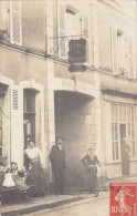 TUFFE : Devanture De L'Hôtel Des Voyageurs A.BELLANGER - Superbe Carte Photo - - Tuffe